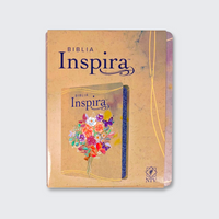 Biblia Inspira NTV, Imit. Piel, Rosado Acuarela (NTV Inspire Bible, LeatherLike, Watercolor Pink)