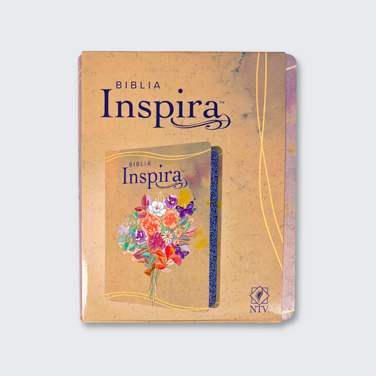 Biblia Inspira NTV, Imit. Piel, Rosado Acuarela (NTV Inspire Bible, LeatherLike, Watercolor Pink)