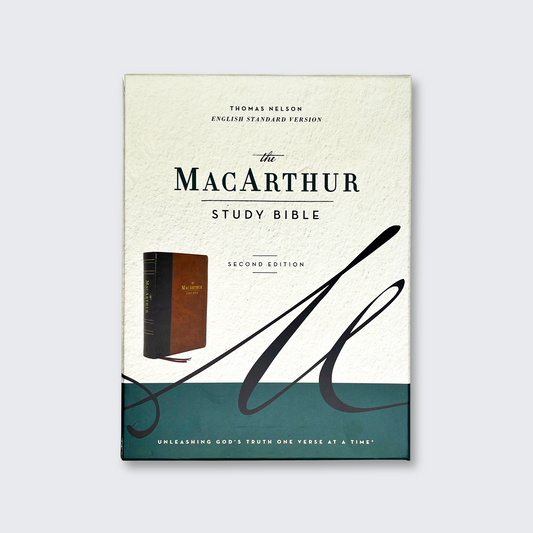 ESV Macarthur Study Bible (2nd Edition) Brown Leathersoft