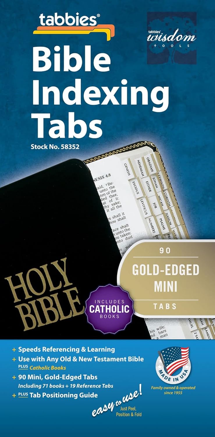 Mini Bible Tabs (Catholic)